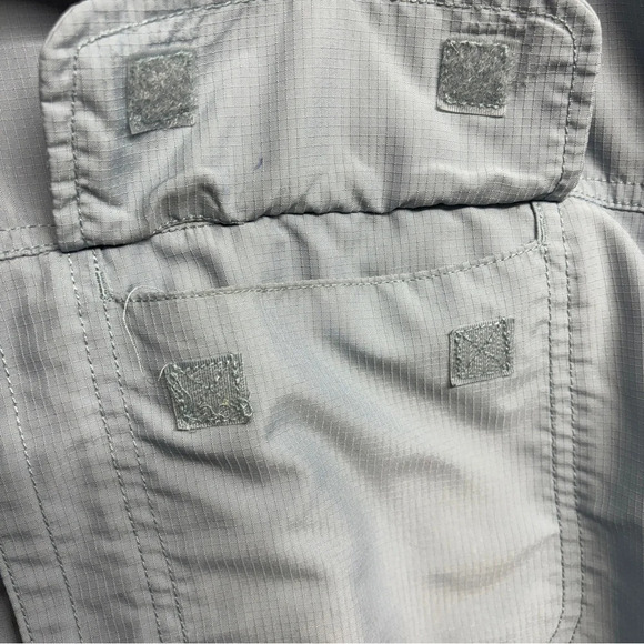 FLAWED Duluth Trading CoolPlus Action Short Sleeve Shirt Blue 2XL Vented - Picture 6 of 9